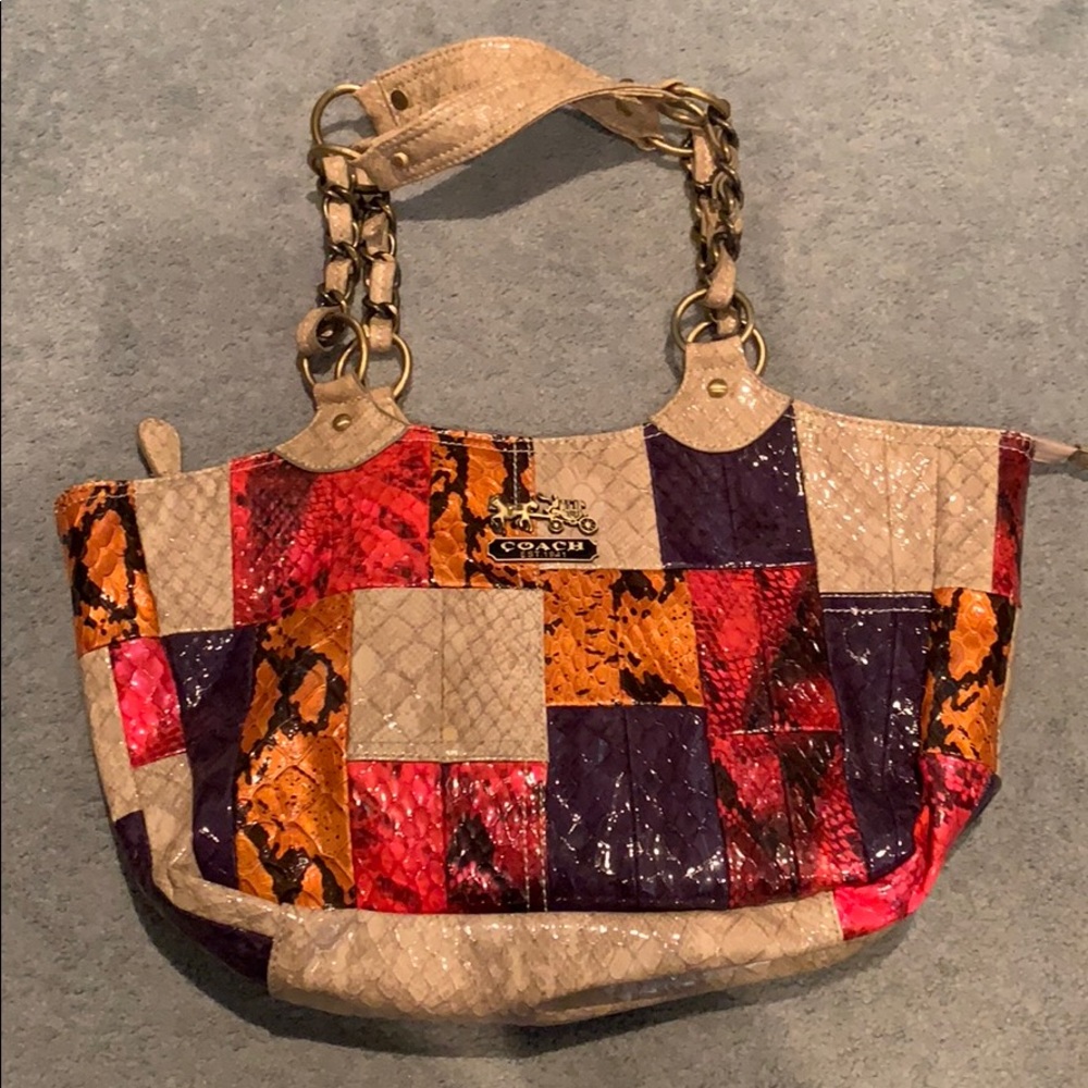 Coach bag snakeskin
